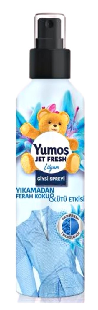 Spray pentru haine Lilyum 200 ml, Yumos Jet Fresh