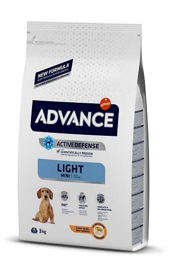 Hrana uscata 3 kg, Advance Dog Mini Light