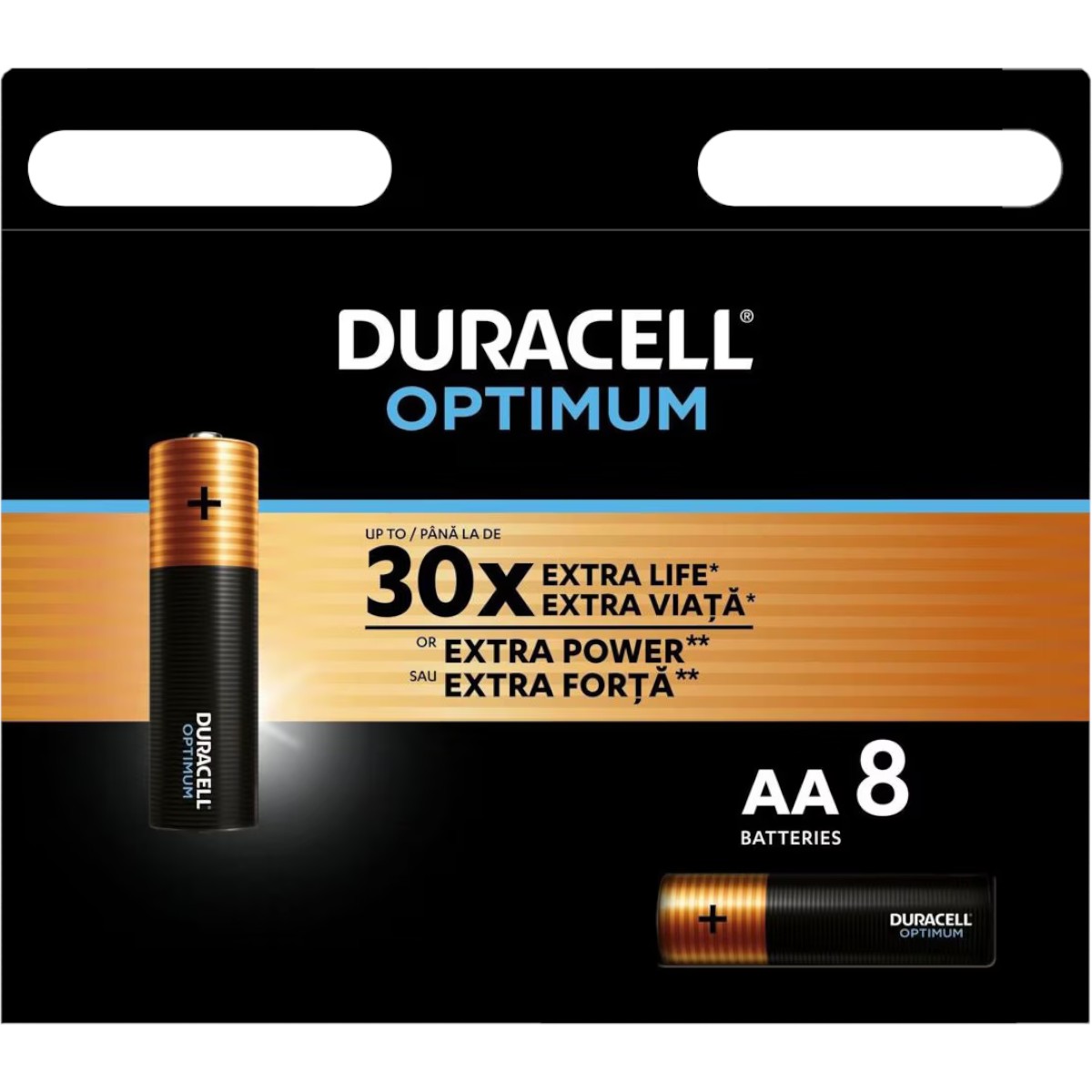 DURACELL OPTIMUM BATERII AA 8BUC