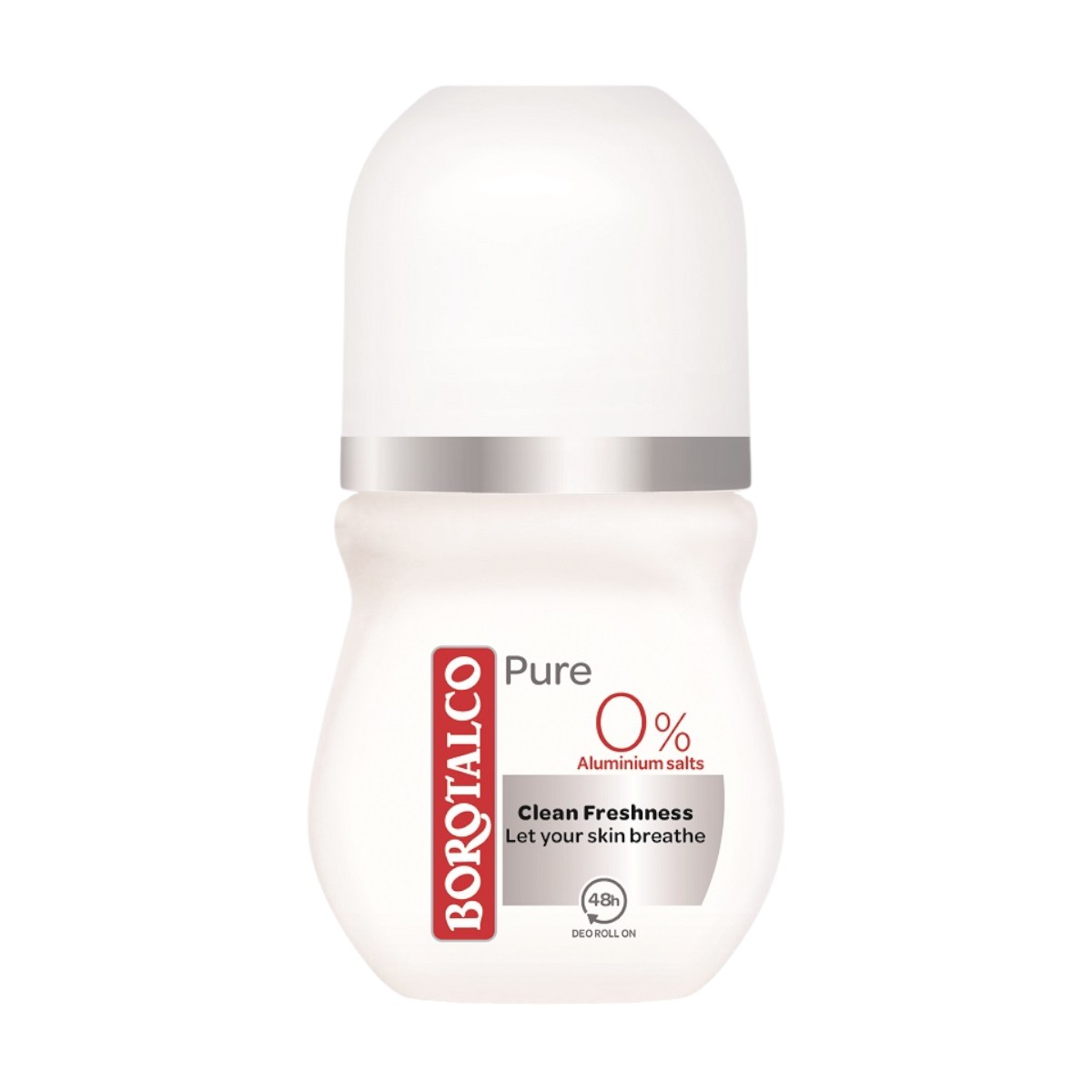 BOROTALCO DEO ROLL-ON 50ML PURE CLEAN FRESHNESS 0%AL
