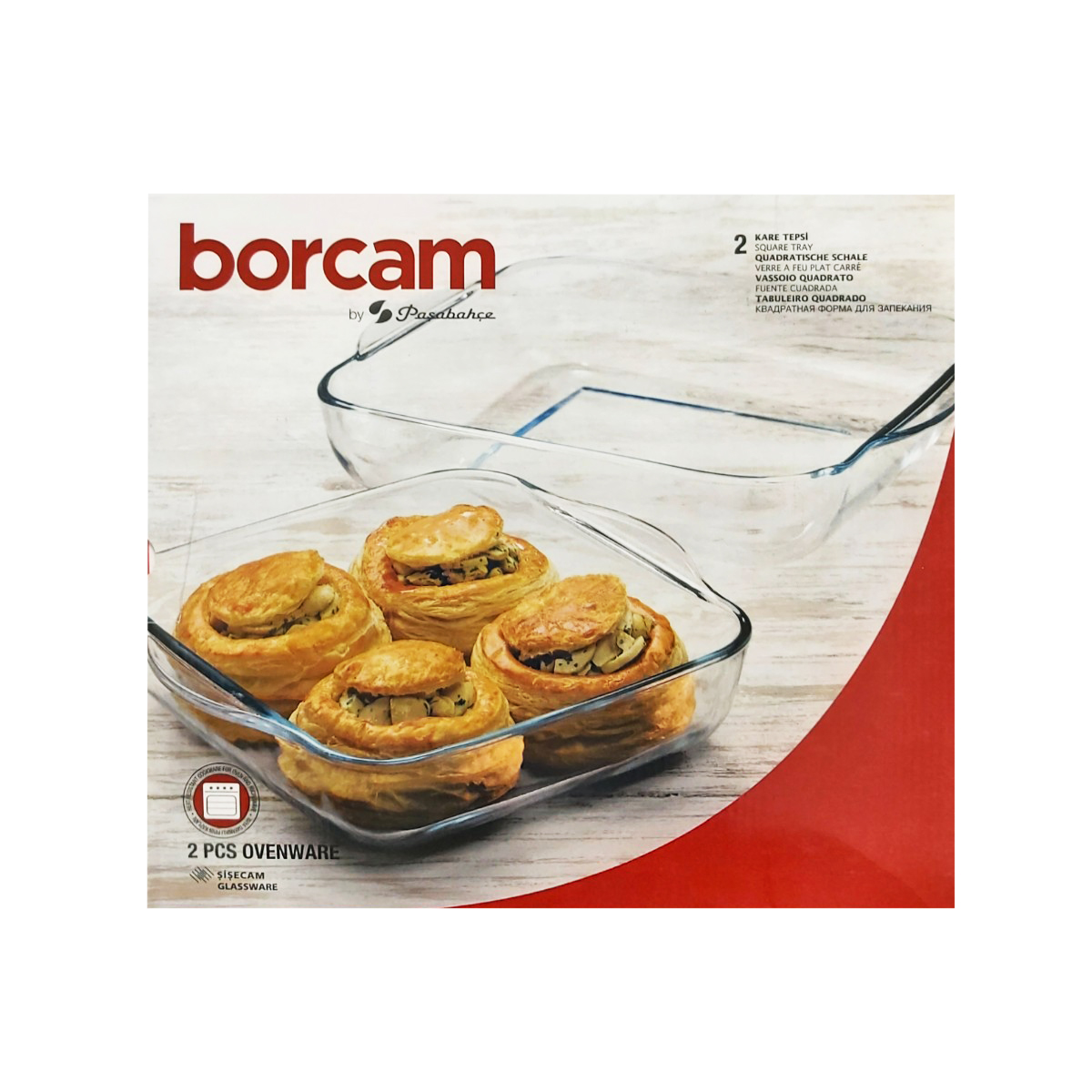 BORCAM VAS TERMOREZISTENT PATRAT 3200 + 1950 59028