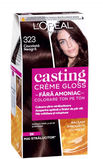 CASTING CR.GLOSS VOPSEA DE PAR 323 CIOCOLATA NEAGRA