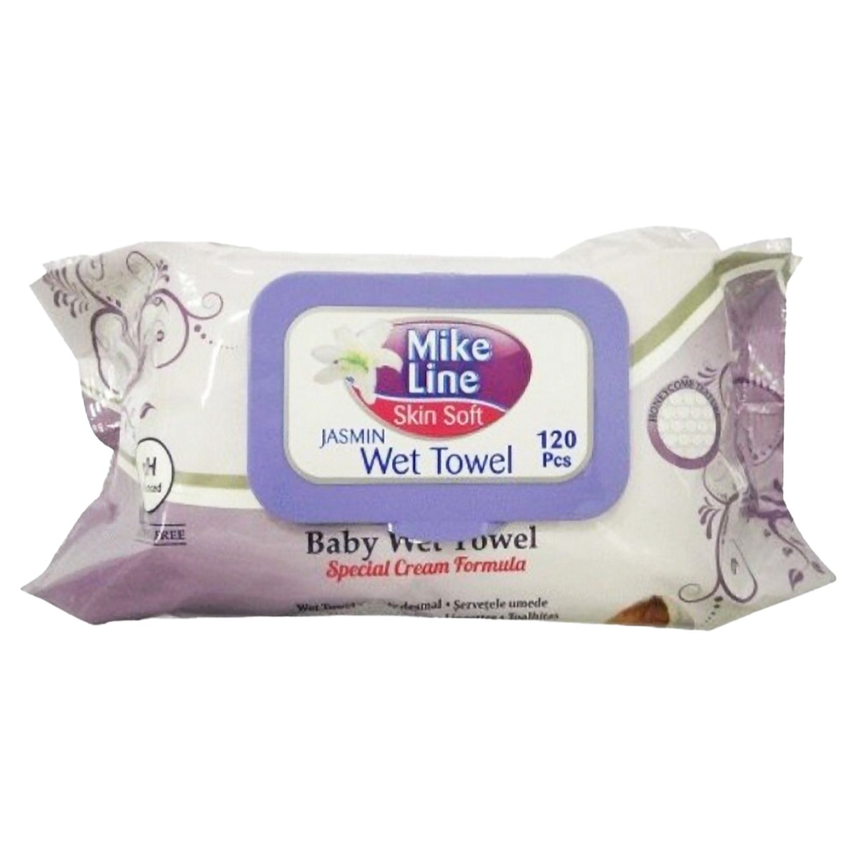 MIKE LINE SERVETELE UMEDE CAPAC JASMIN 120BUC