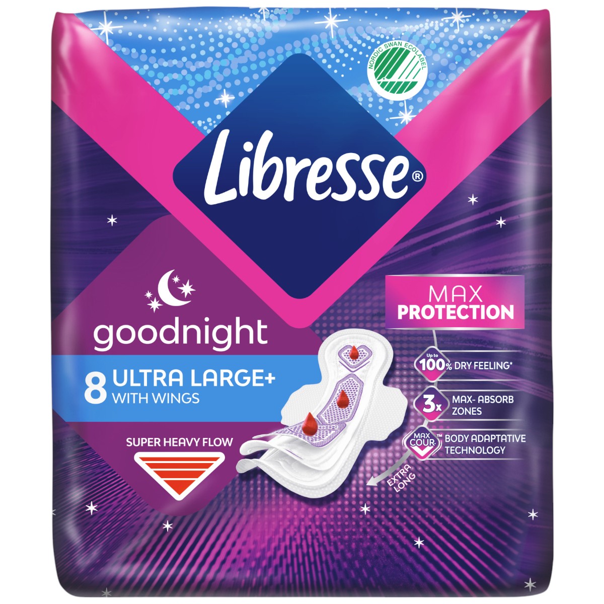 LIBRESSE ABSORBANTE DE NOAPTE ULTRA LARGE 8BUC