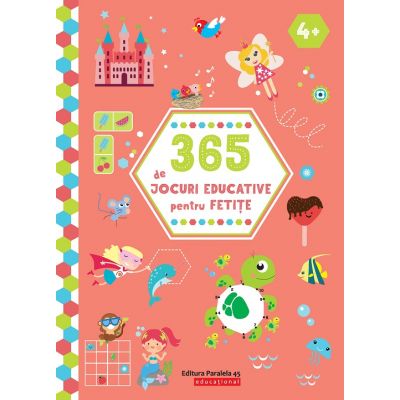 365 de jocuri educative pentru fetite 4+