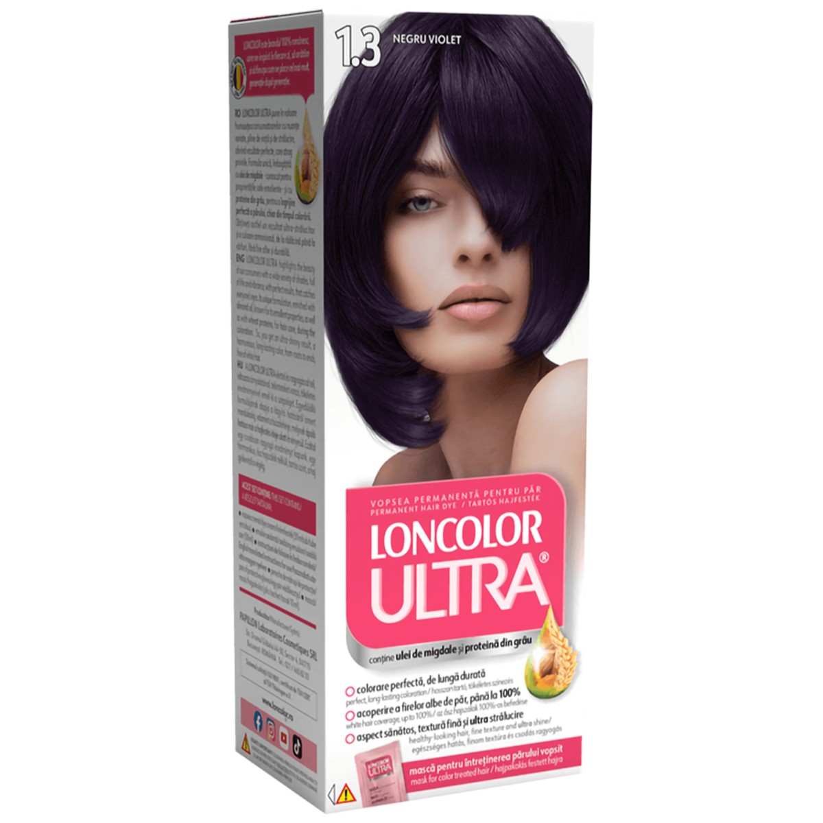 LONCOLOR ULTRA VOPSEA DE PAR 1.3 NEGRU VIOLET