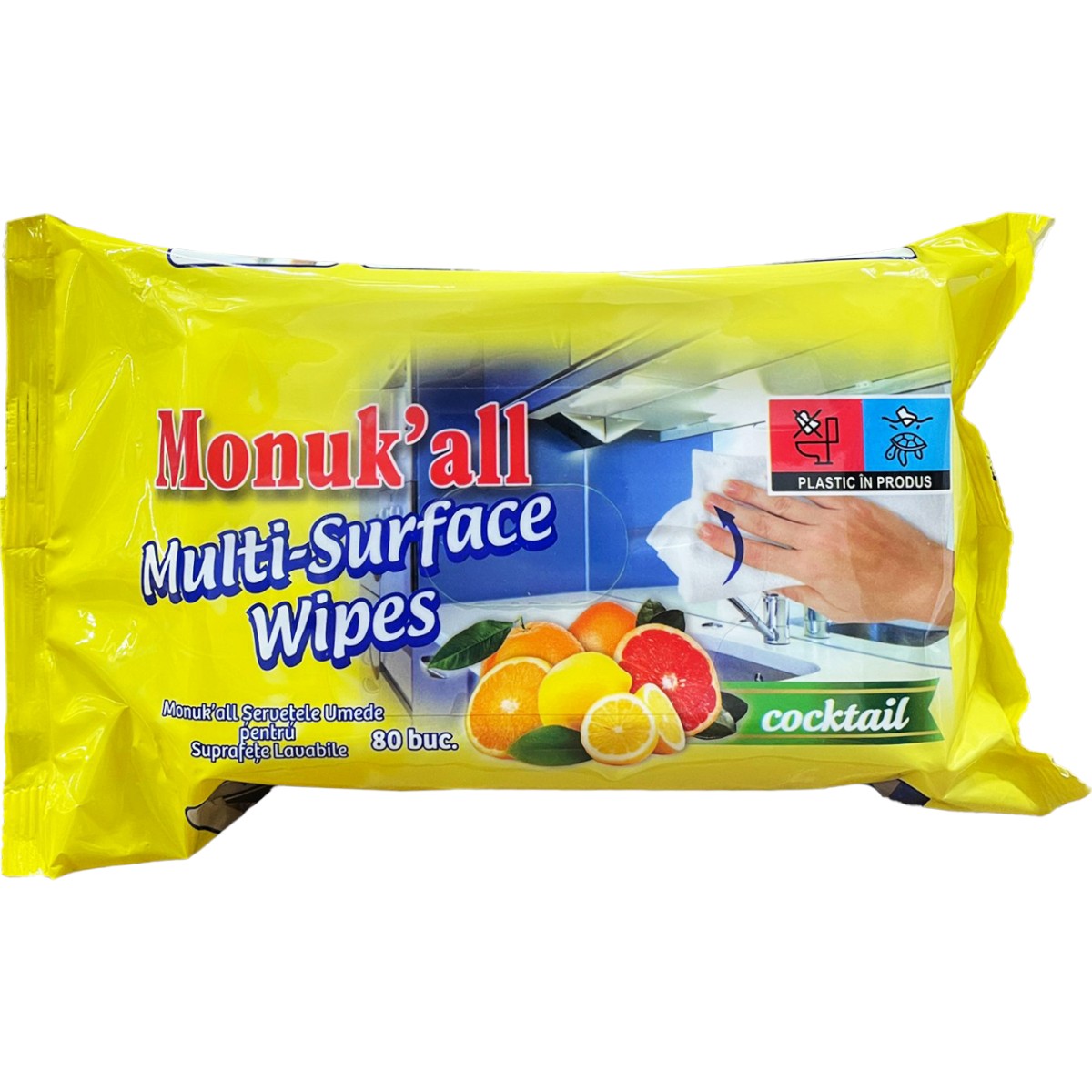 MONUK`ALL SERVETELE UMEDE SUPRAFETE LAVABILE 80BUC