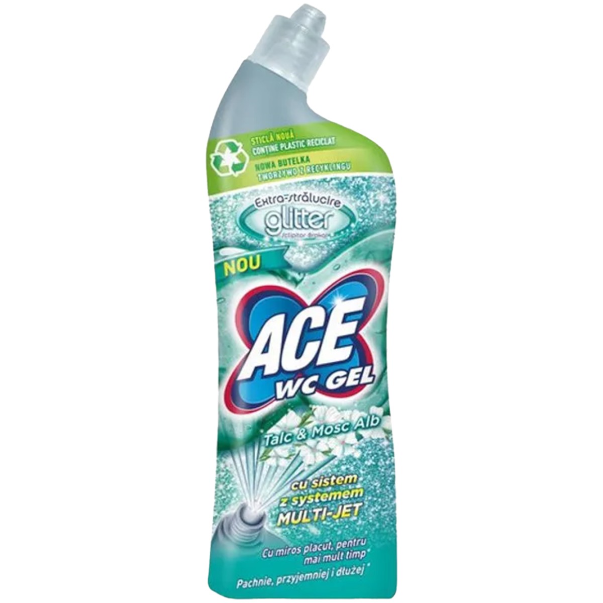 ACE WC GEL IGIENIZANT 700ML GLITTER TALC&MOSC ALB
