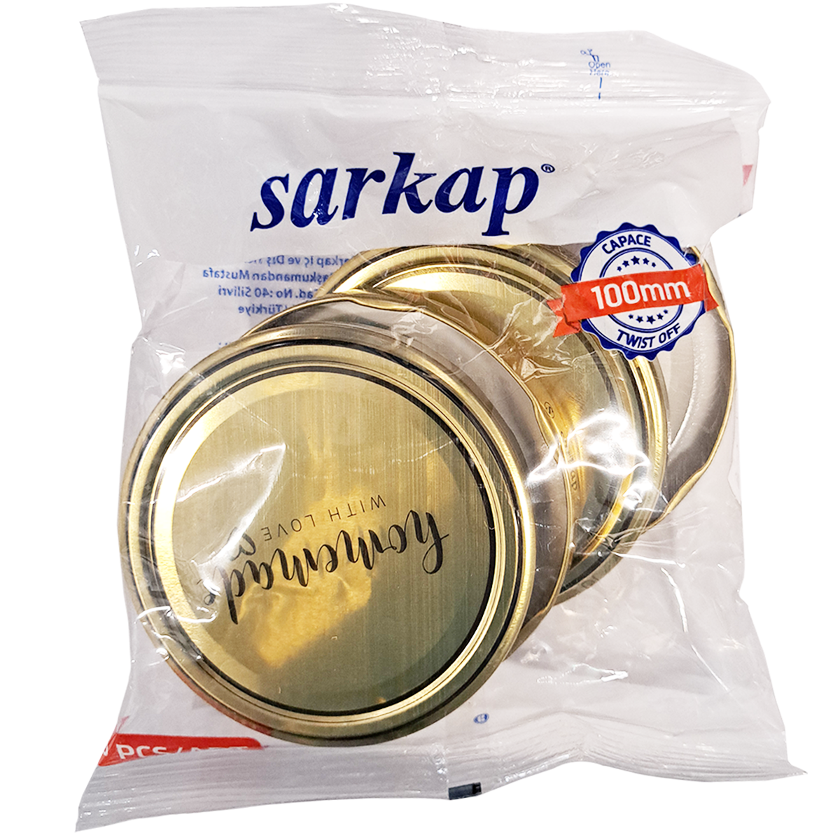 CAPAC SARKAP CU DECOR D100 5BUC/PUNGA