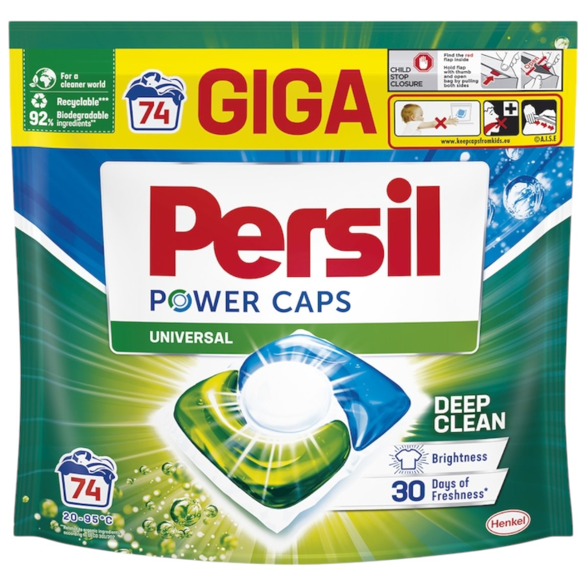 PERSIL POWER DETERGENT CAPSULE 74BUC UNIVERSAL