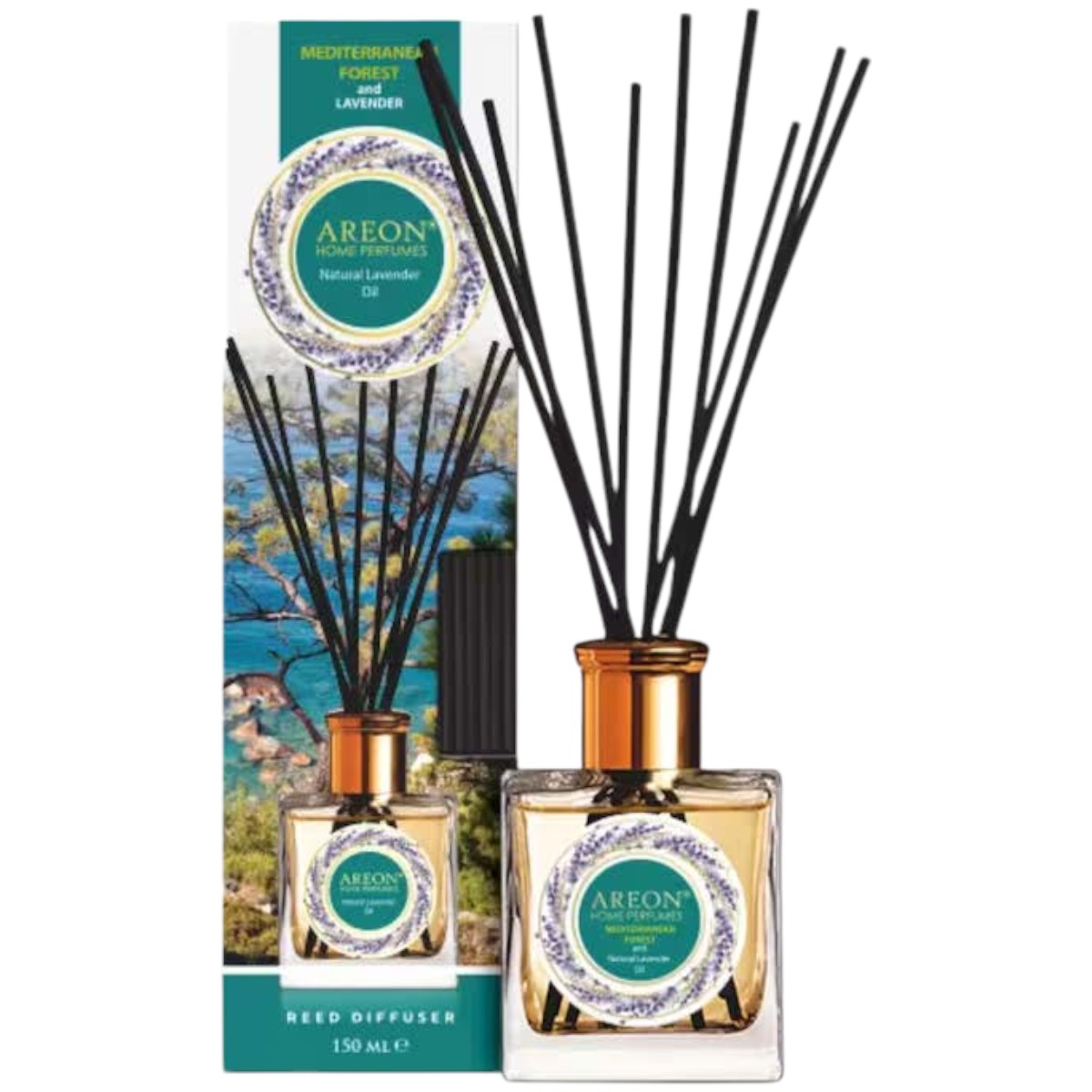 AREON HOME ODORIZANT CAMERA 150ML OIL MEDITERRANEAN FOREST&LAVENDER