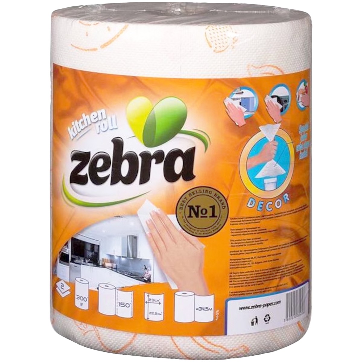 ZEBRA DECOR PROSOP HARTIE MONOROLA 2STR 150FOI