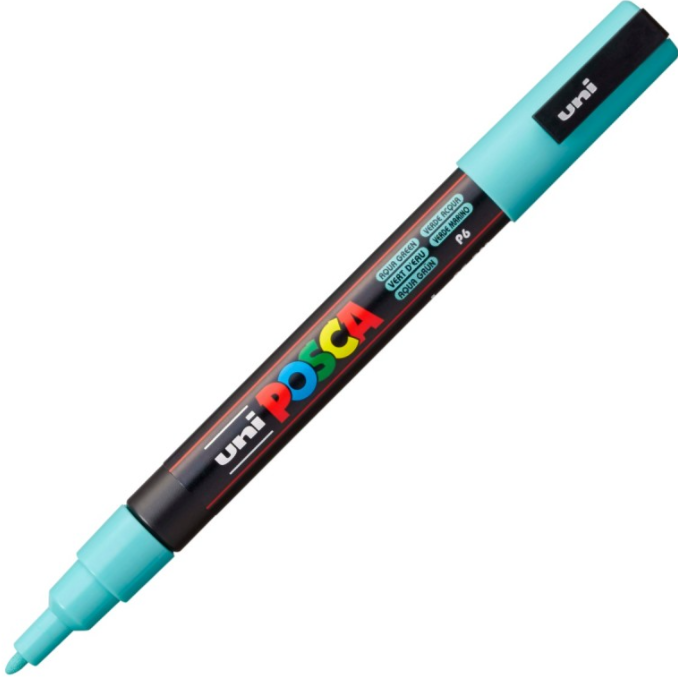 Marker UNI PC-3M 0. 9-1. 3 mm aqua green Posca M1434