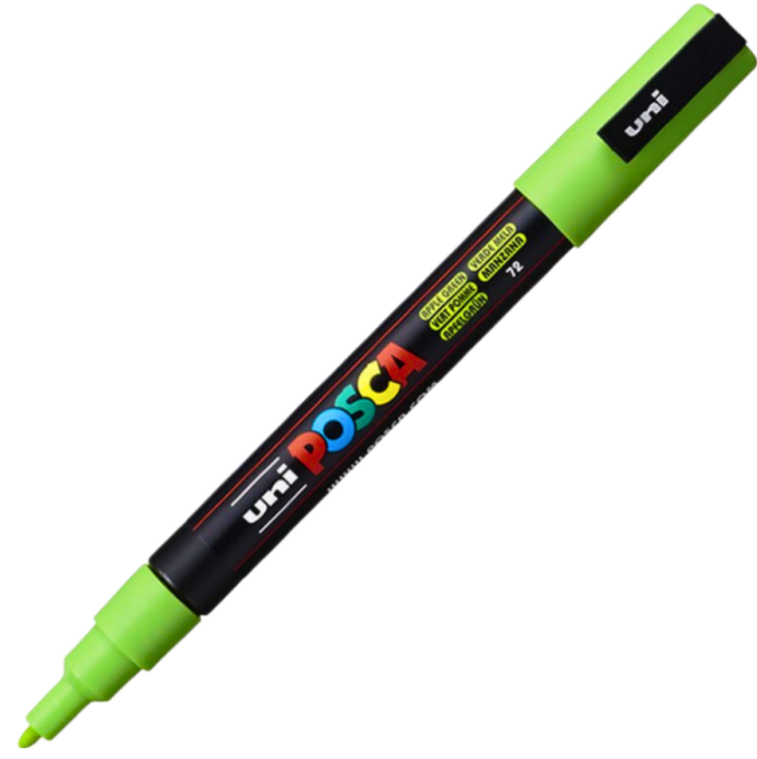 Marker UNI PC-3M 0. 9-1. 3 mm verde mar Posca M862