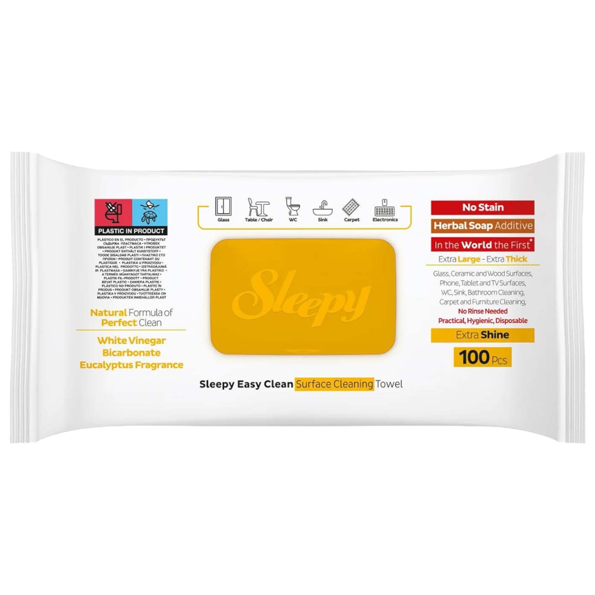 SLEEPY EASY CLEAN SERVETELE UMEDE HERBAL SOAP 100BUC