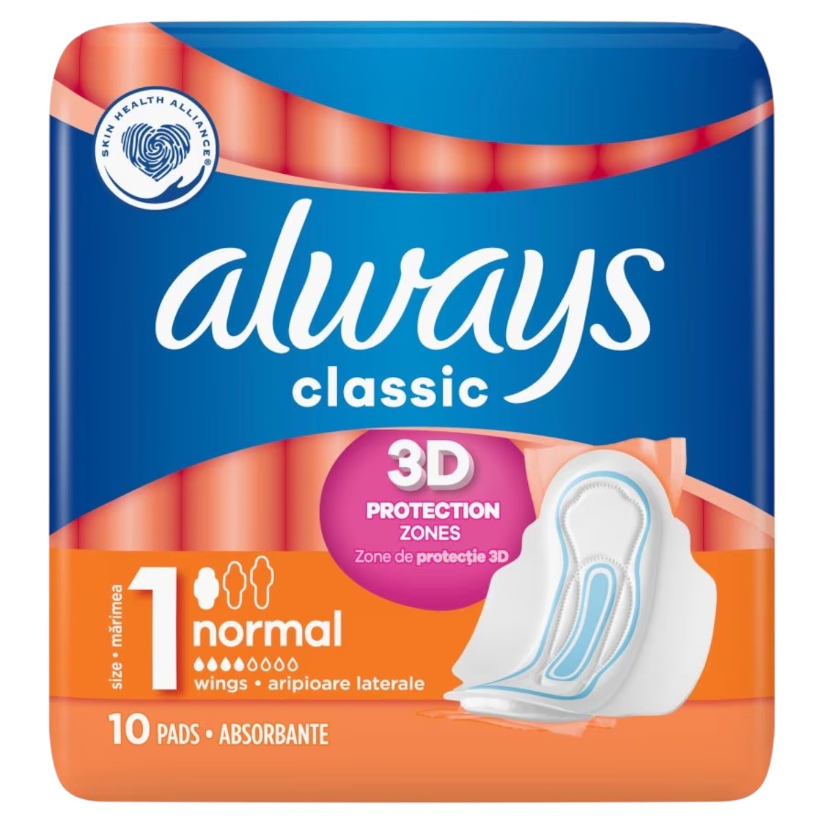 ALWAYS CLASSIC ABSORBANTE NORMAL NR1 10BUC