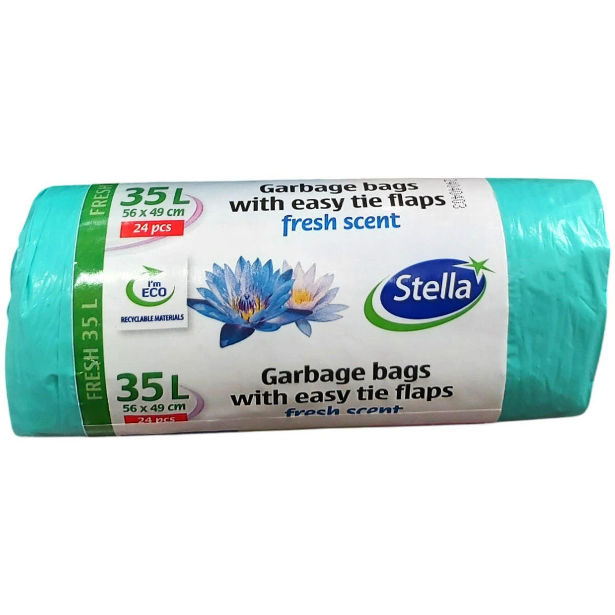 STELLA SACI MENAJ PARFUMATI VANILIE&LATTE 35L 24BUC/ROLA PARFUMATI