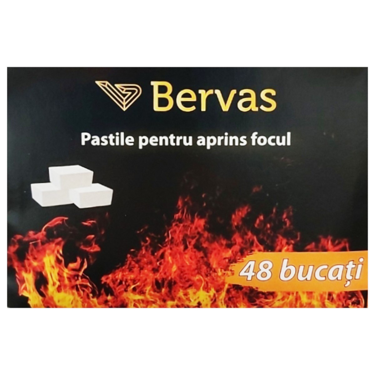 BERVAS PASTILE APRINS FOCUL 48BUC 1763