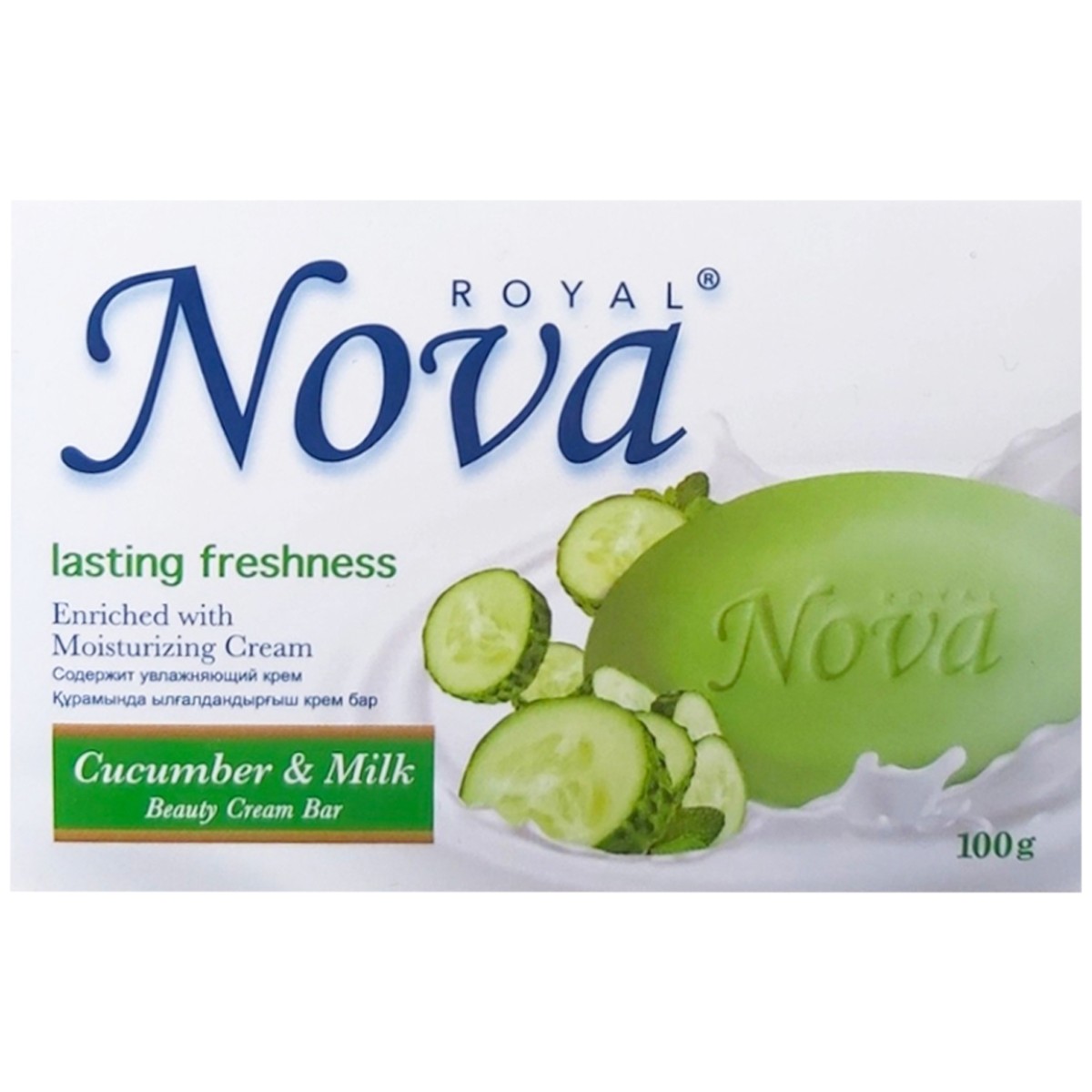NOVA SAPUN SOLID LASTING FRESHNESS CUCUMBER&MILK 100G