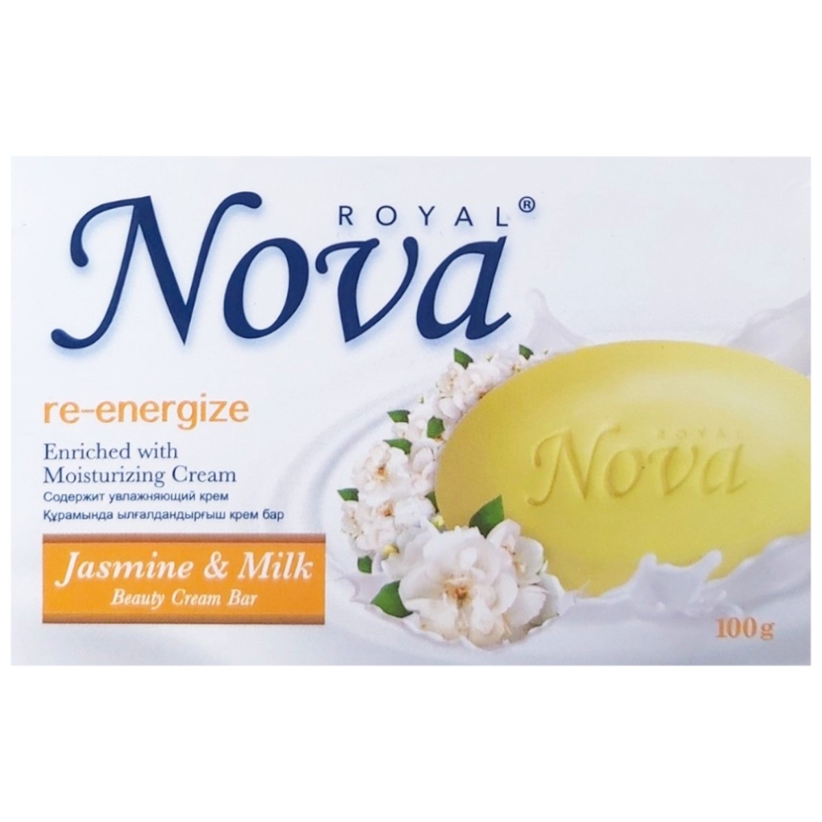 NOVA SAPUN SOLID RE-ENERGIZE JASMINE&MILK 100G