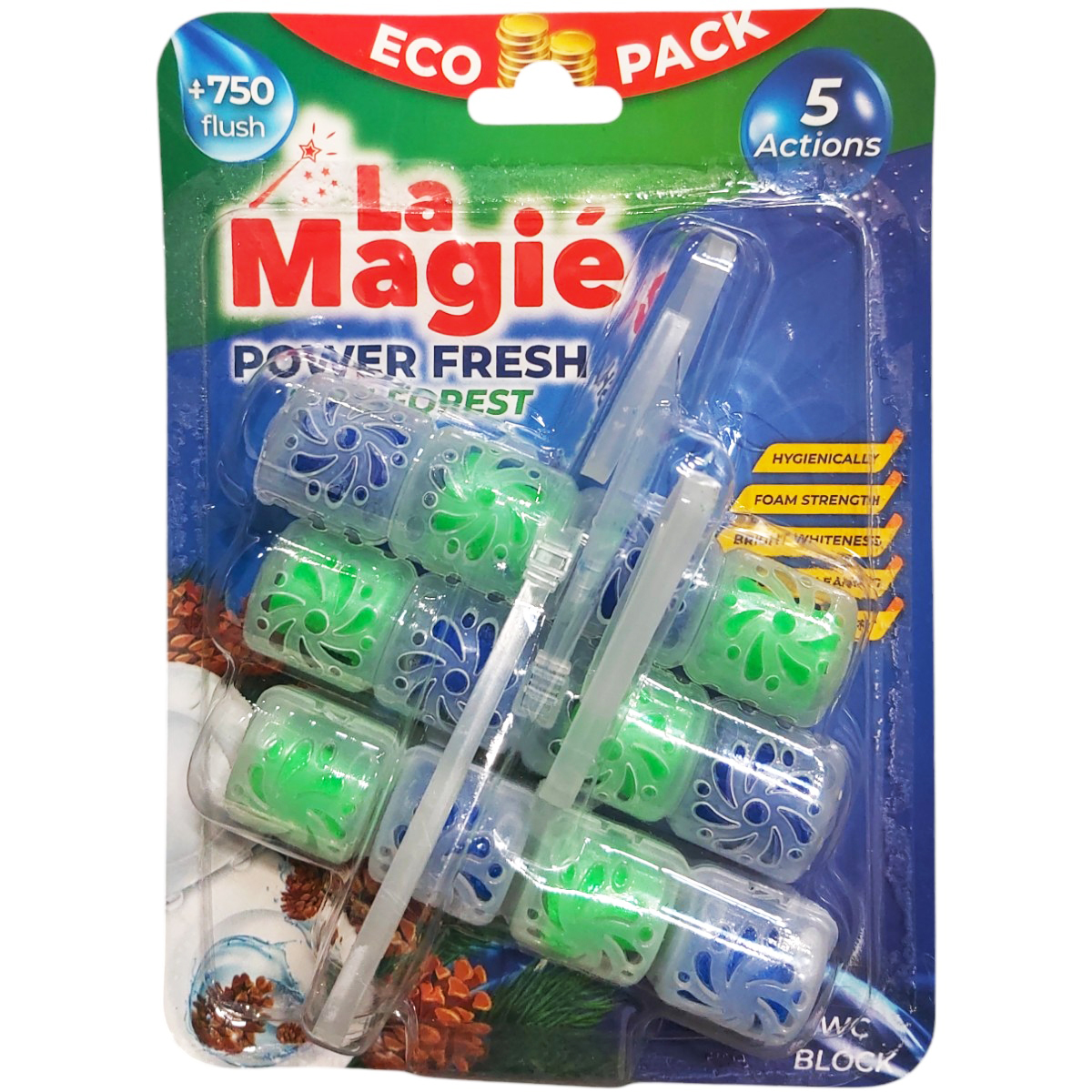 LA MAGIE ODORIZANT WC PINE FOREST 3X40G