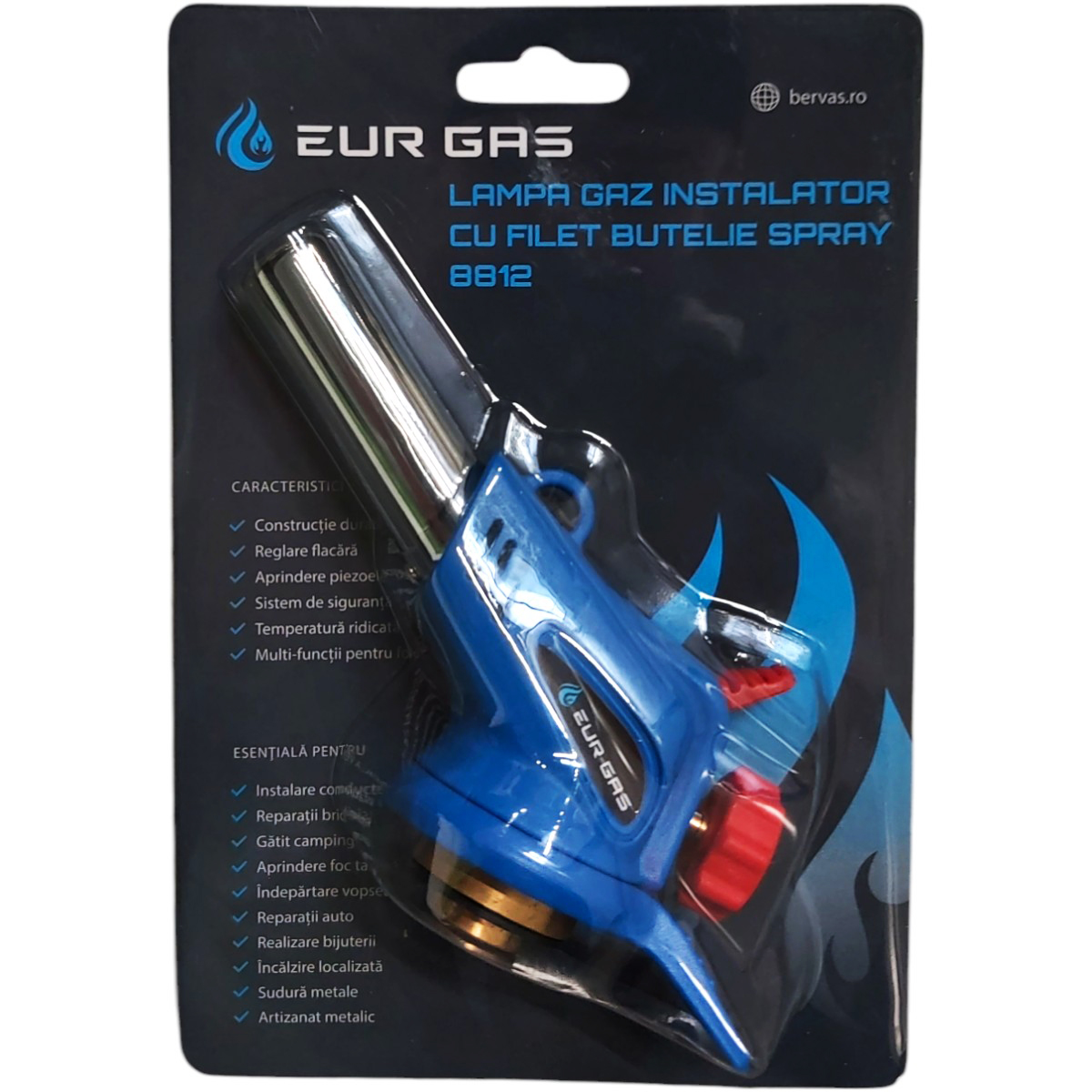 LAMPA GAZ INSTALATOR CU FILET BUTELIE SPRAY KLL-8812 4205