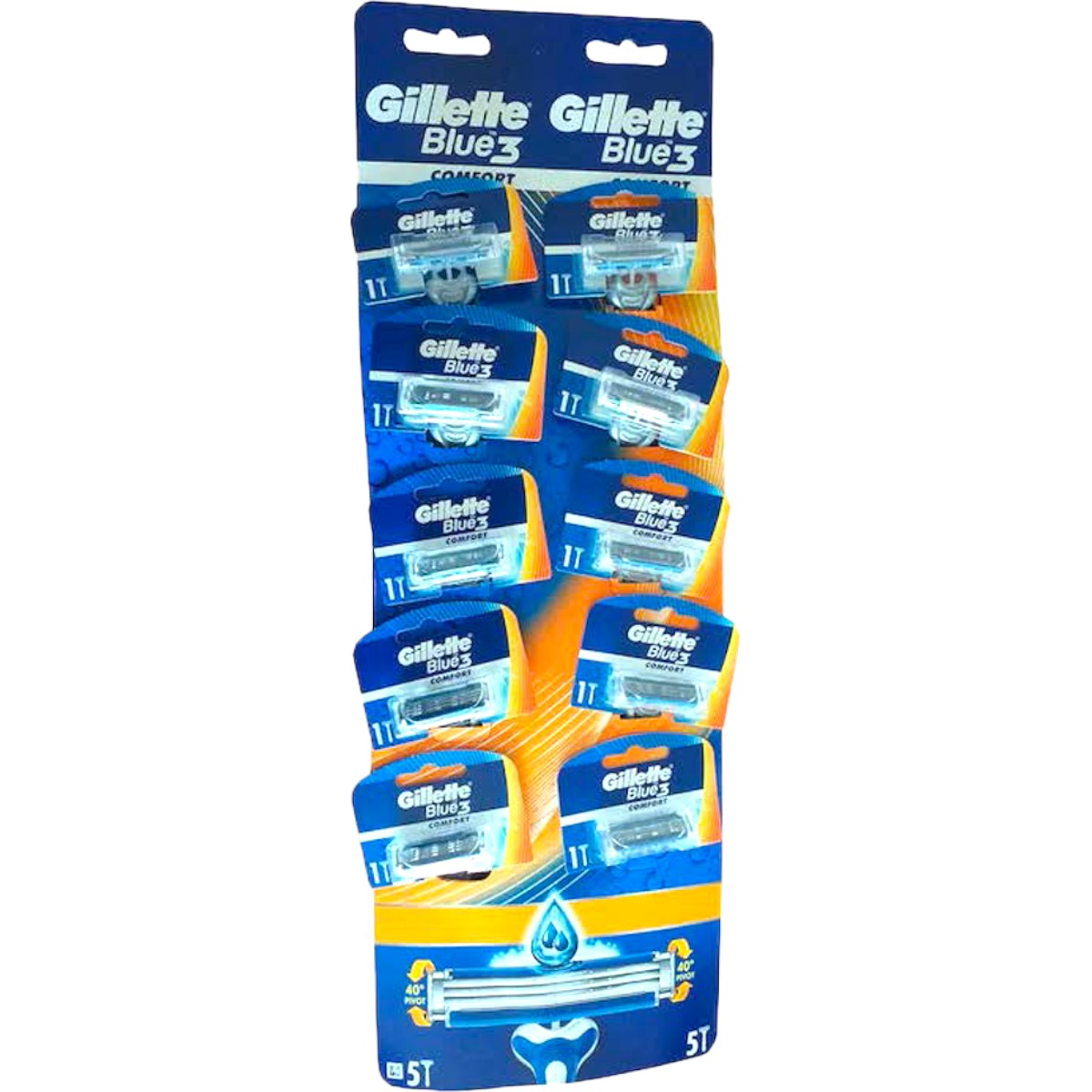 GILLETTE BLUE3 APARAT RAS 3LAME 10BUC/FOLIE