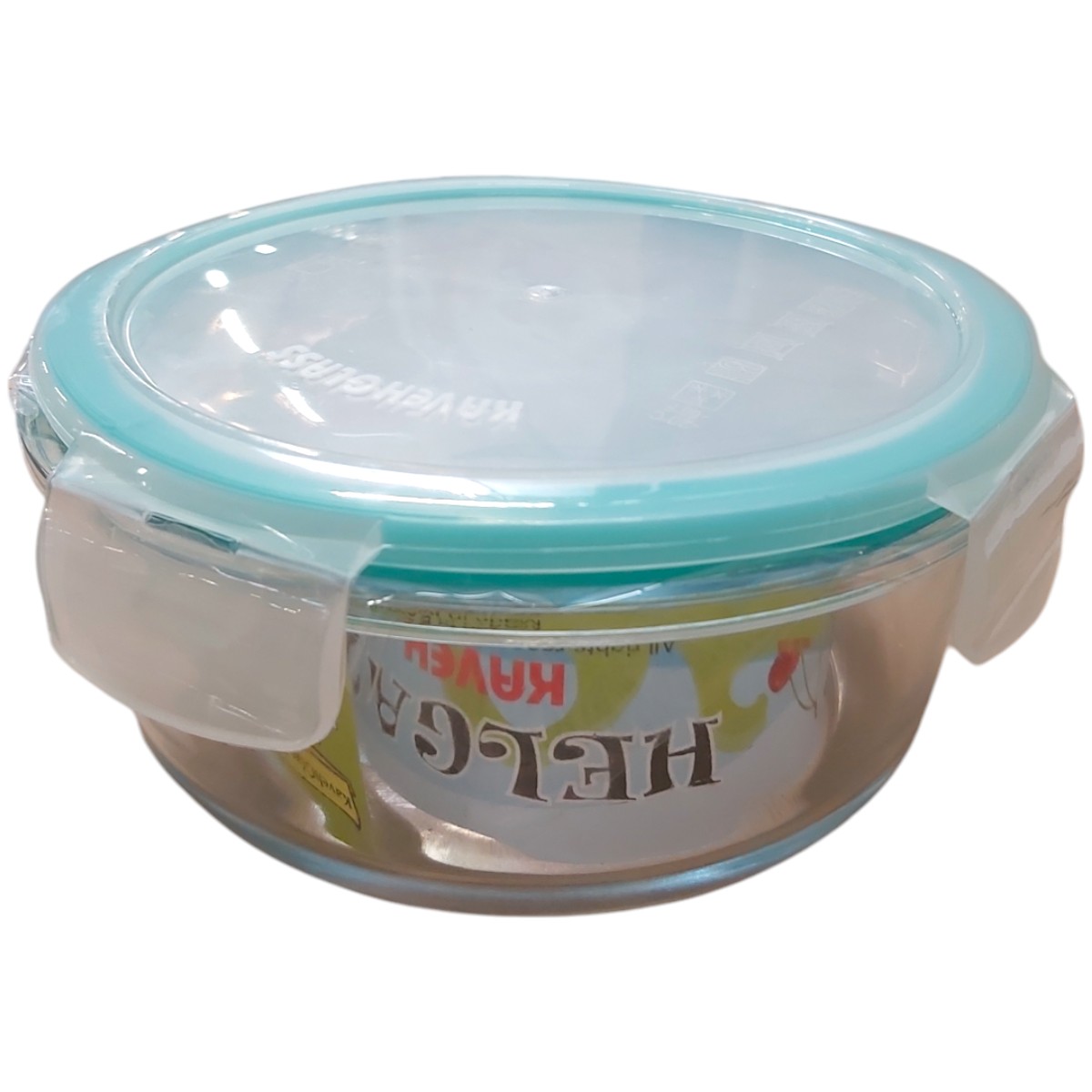 KAVEH CASEROLA STICLA CU CAPAC ROTUNDA 600ML BL7184
