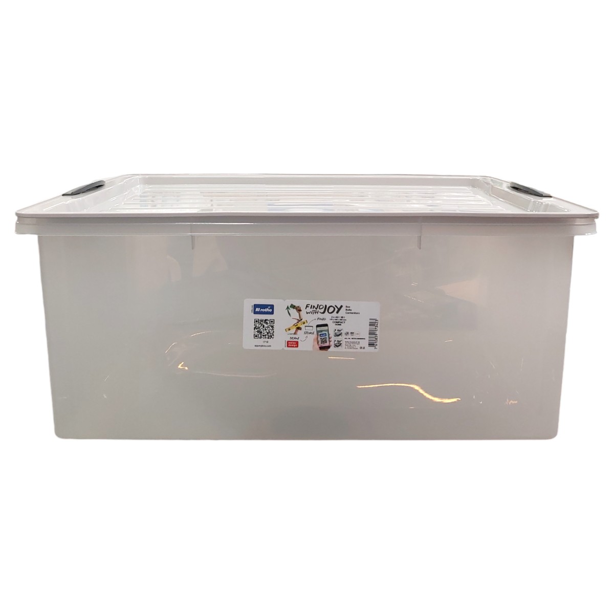 ROTHO CUTIE DEPOZITARE CU CAPAC DIVERSE CULORI 38L 570*400*250MM