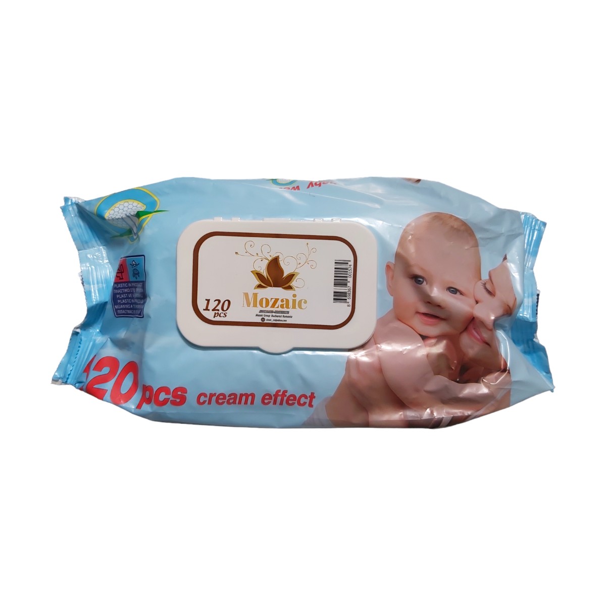 MOZAIC SERVETELE UMEDE 120BUC CREAM EFECT