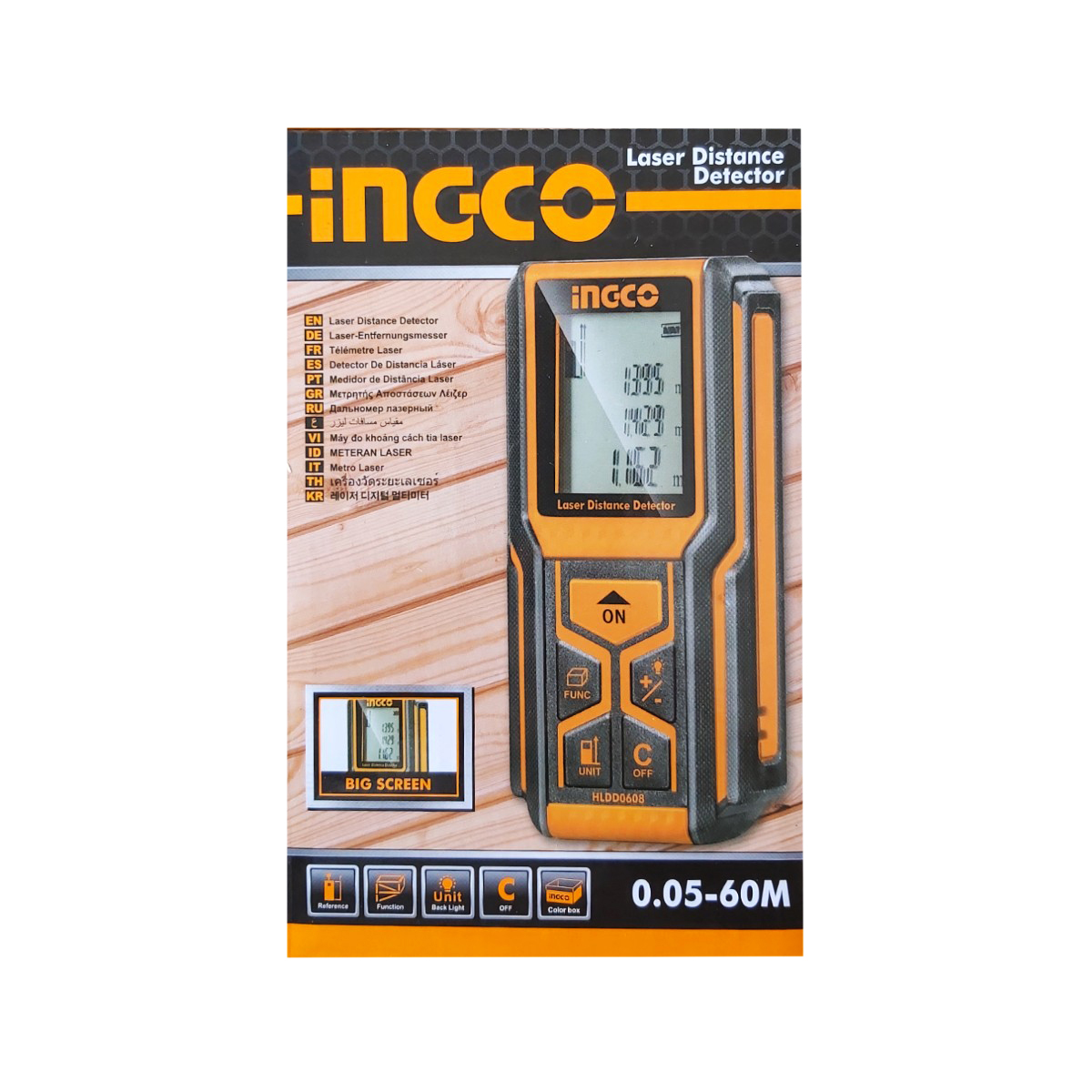 INGCO APARAT DE MASURARE DISTANTA CU LASER HLDD0608