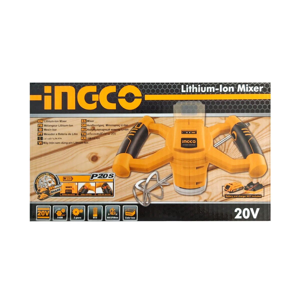 INGCO MIXER 20V MXLI2001