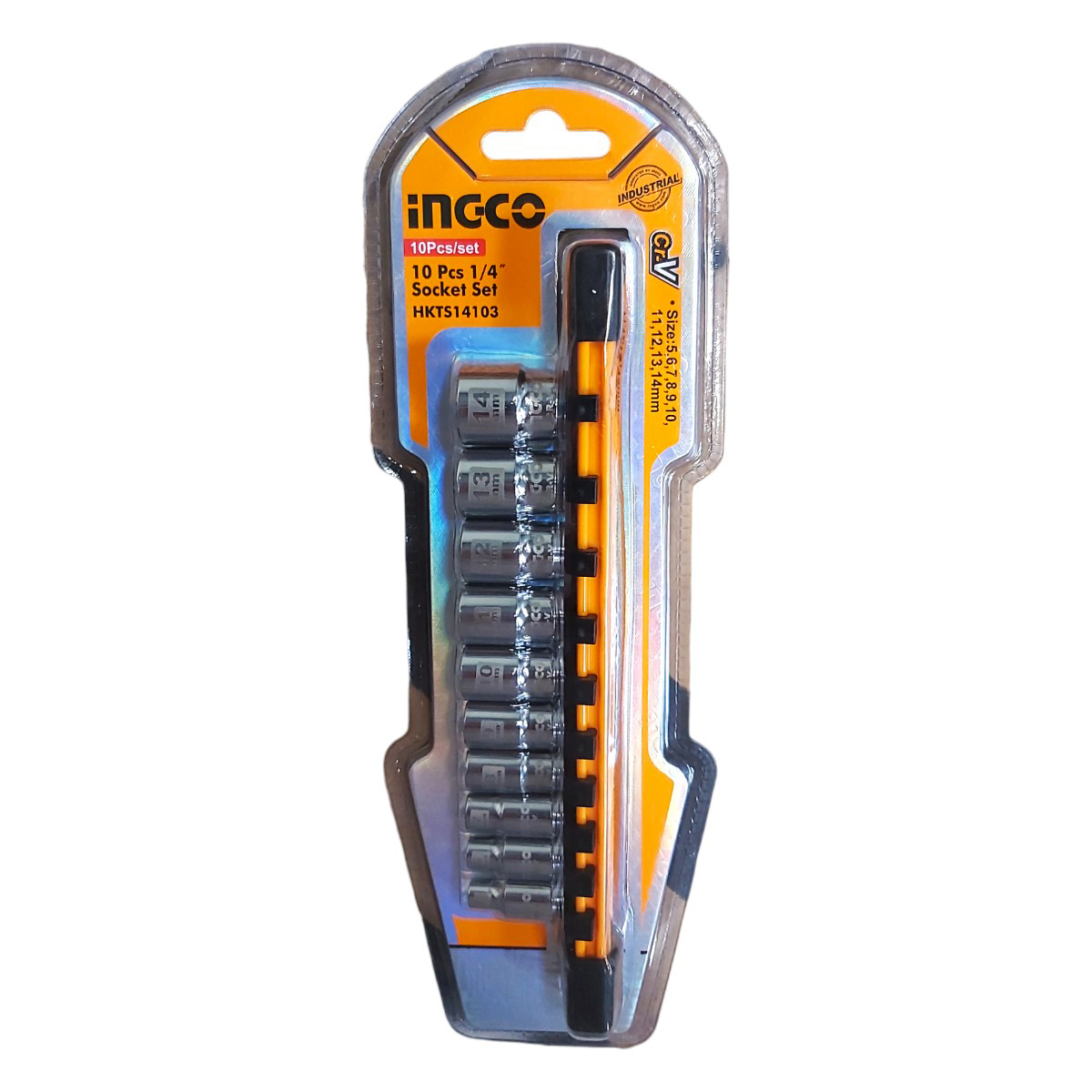 INGCO TRUSA CHEI TUBULARE 1/4 10PCS HKTS14103