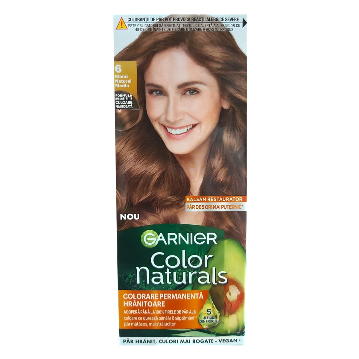 GARNIER COLOR NATURALS  VOPSEA DE PAR 6 BLOND NATURAL MEDIU