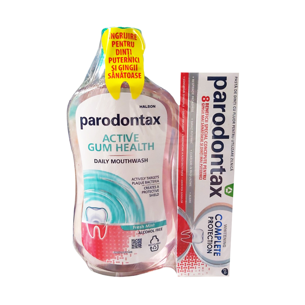 PARODONTAX PASTA DE DINTI 75ML COMPLET PROTECTION+APA DE GURA 500ML