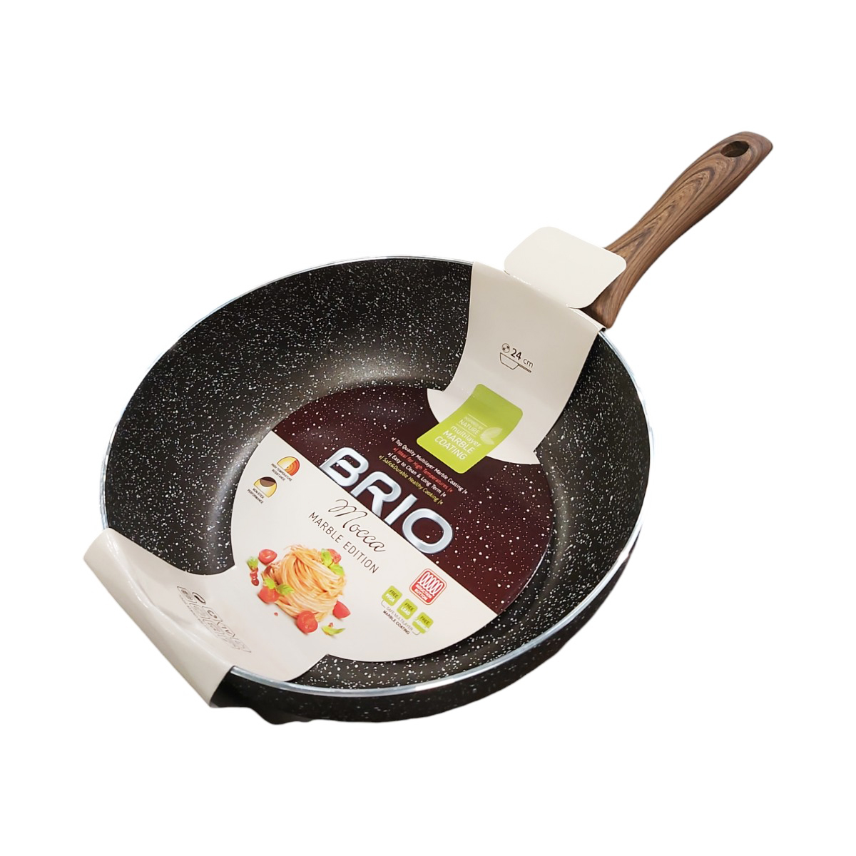 BRIO MOCCA MARBEL TIGAIE WOK 24CM 104888