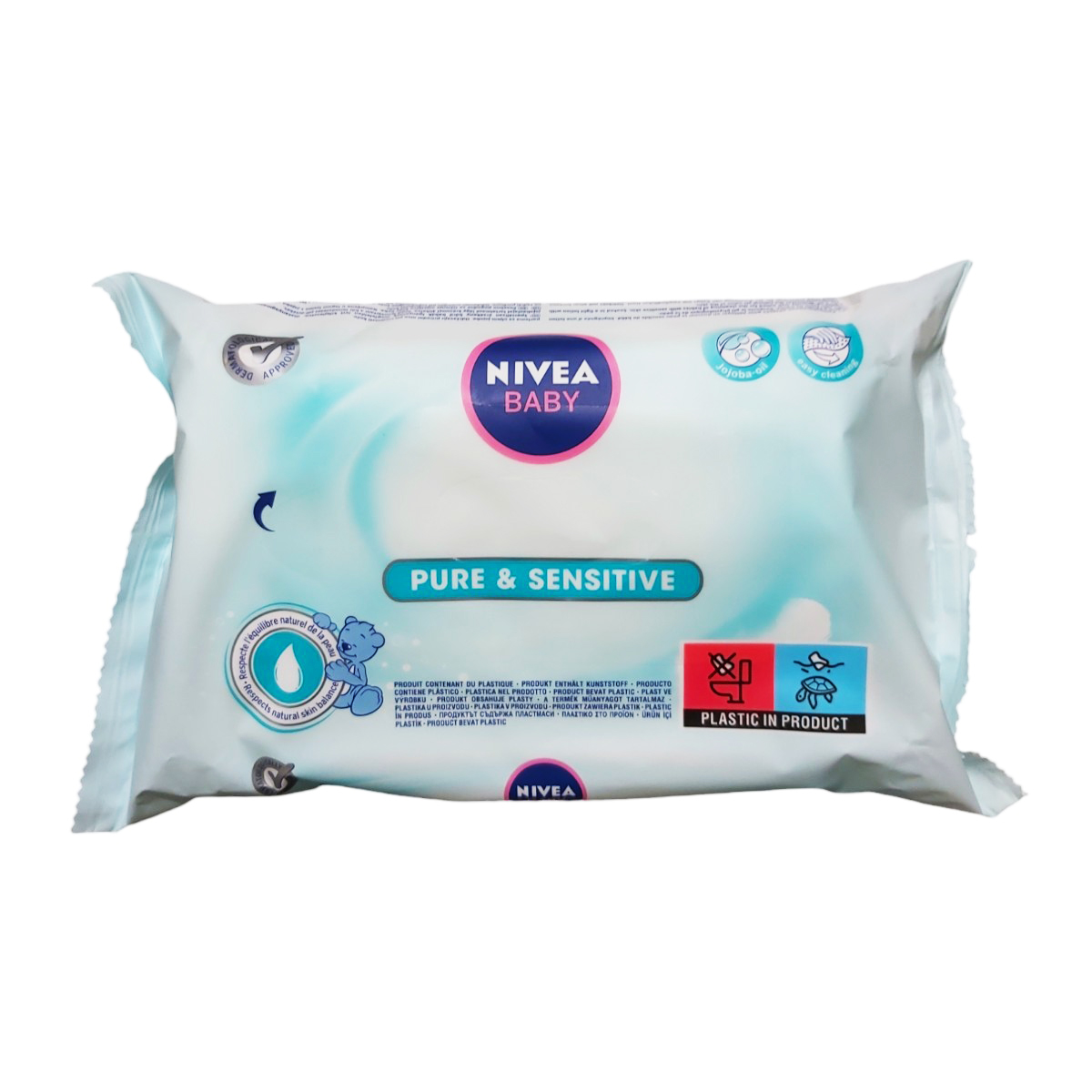 NIVEA BABY SERVETELE UMEDE 63BUC PURE&SENSITIVE