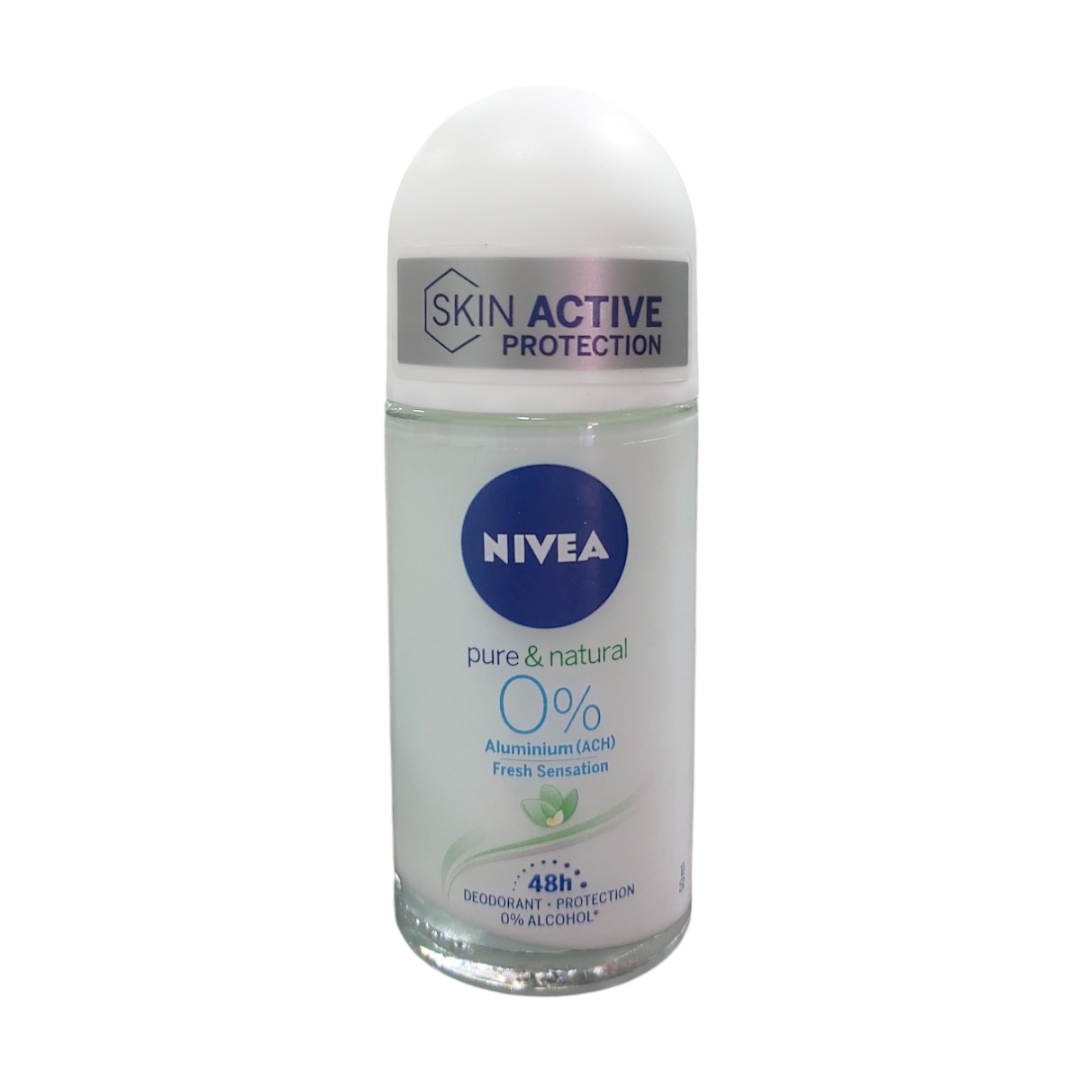 NIVEA ROLL-ON 50ML PURE&NATURAL 0%AL.