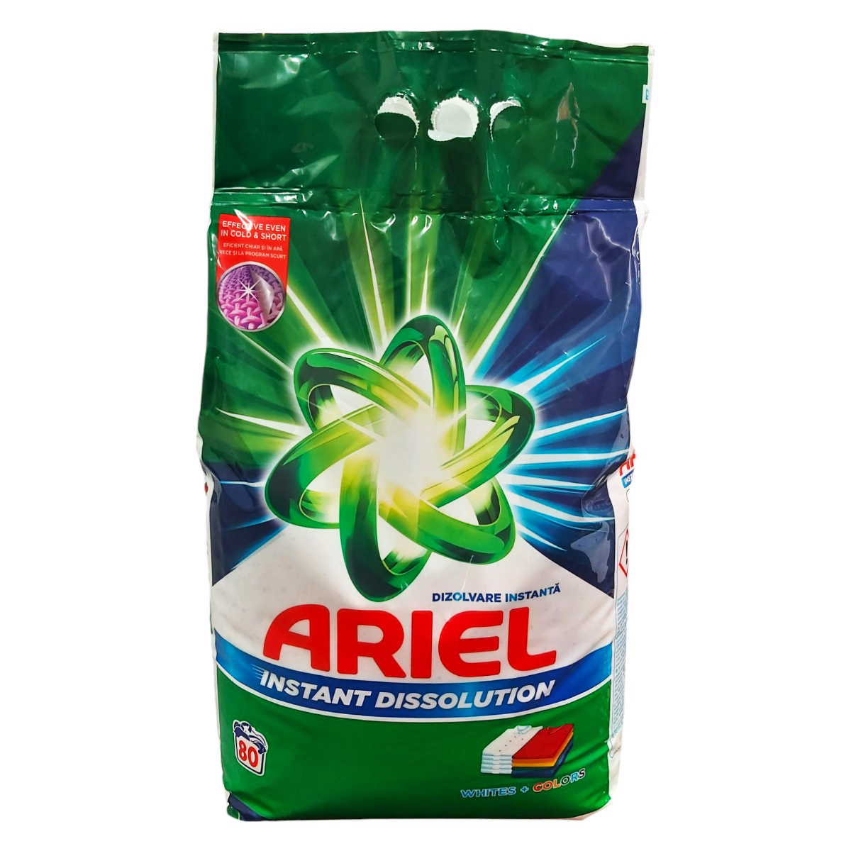 ARIEL DETERGENT PUDRA AUTOMAT 6KG WHITE&COLORS 80 SPALARI