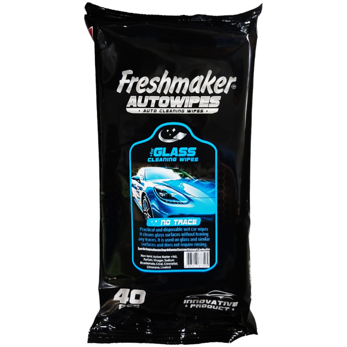 FRESHMAKER SERVETELE UMEDE AUTO PARBRIZ 40BUC