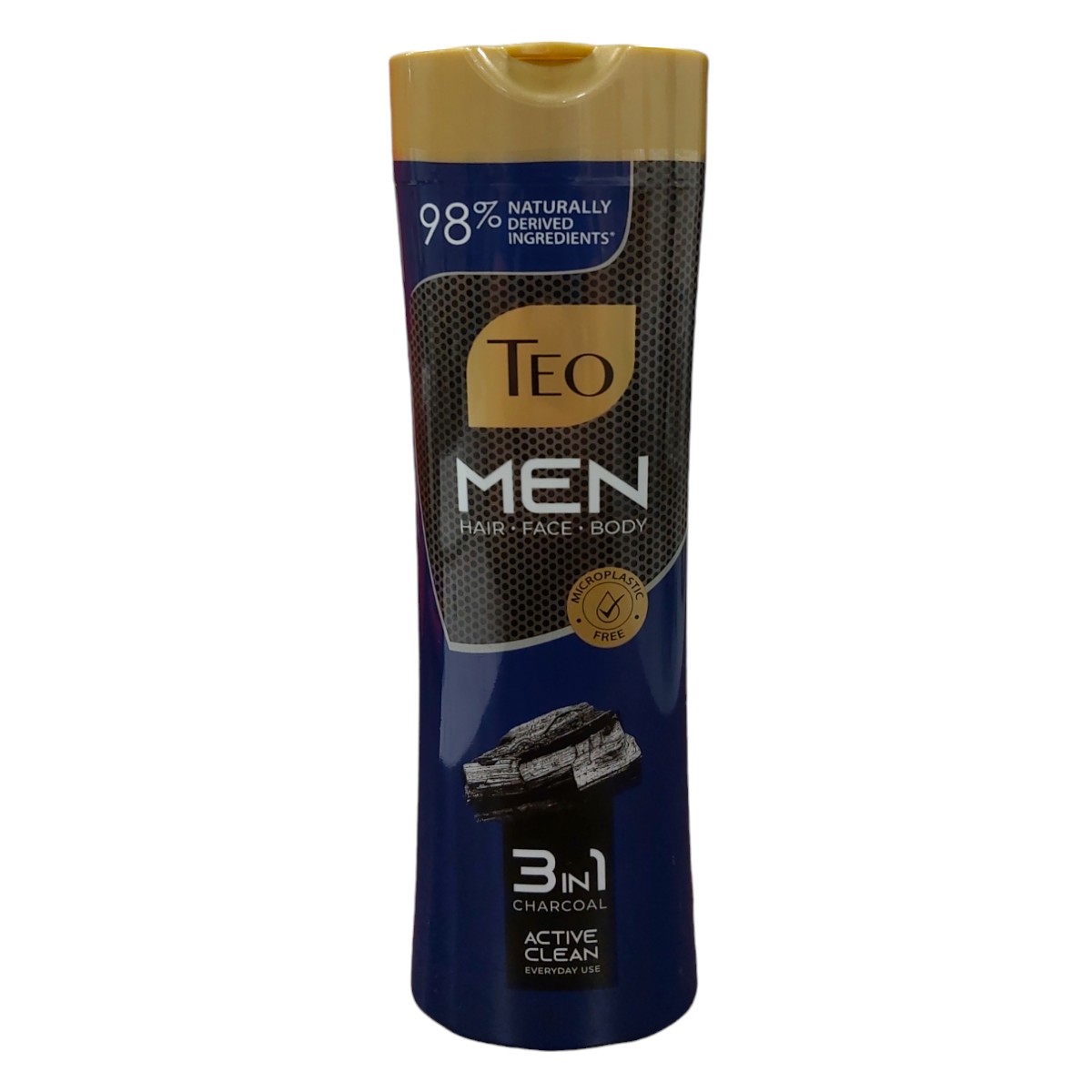 TEO MEN SAMPON 3IN1 350ML CHARCOAL ACTIVE CLEAN