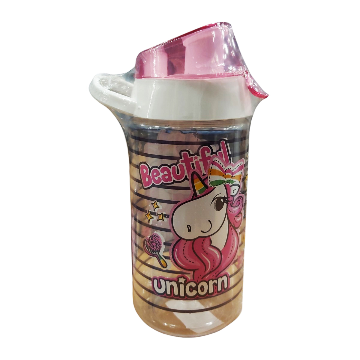 STICLA PLASTIC PTR.COPII 520ML DECOR UNICORN 161821-003