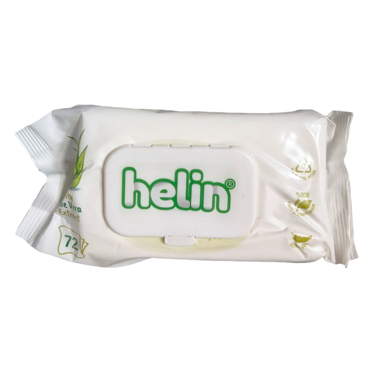 HELIN SERVETELE UMEDE 72BUC ALOE VERA BIODEGRADABIL