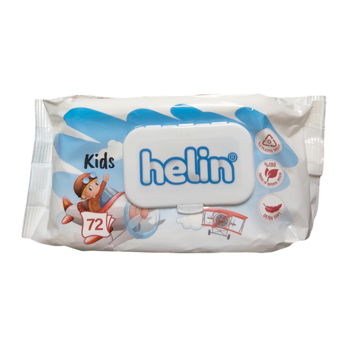 HELIN SERVETELE UMEDE 72BUC KIDS BIODEGRADABIL