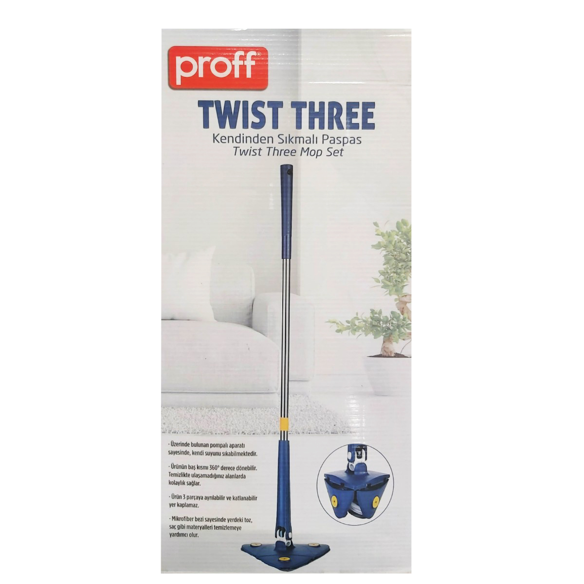 PROFF TWIST THREE MOP PLAT 2601341