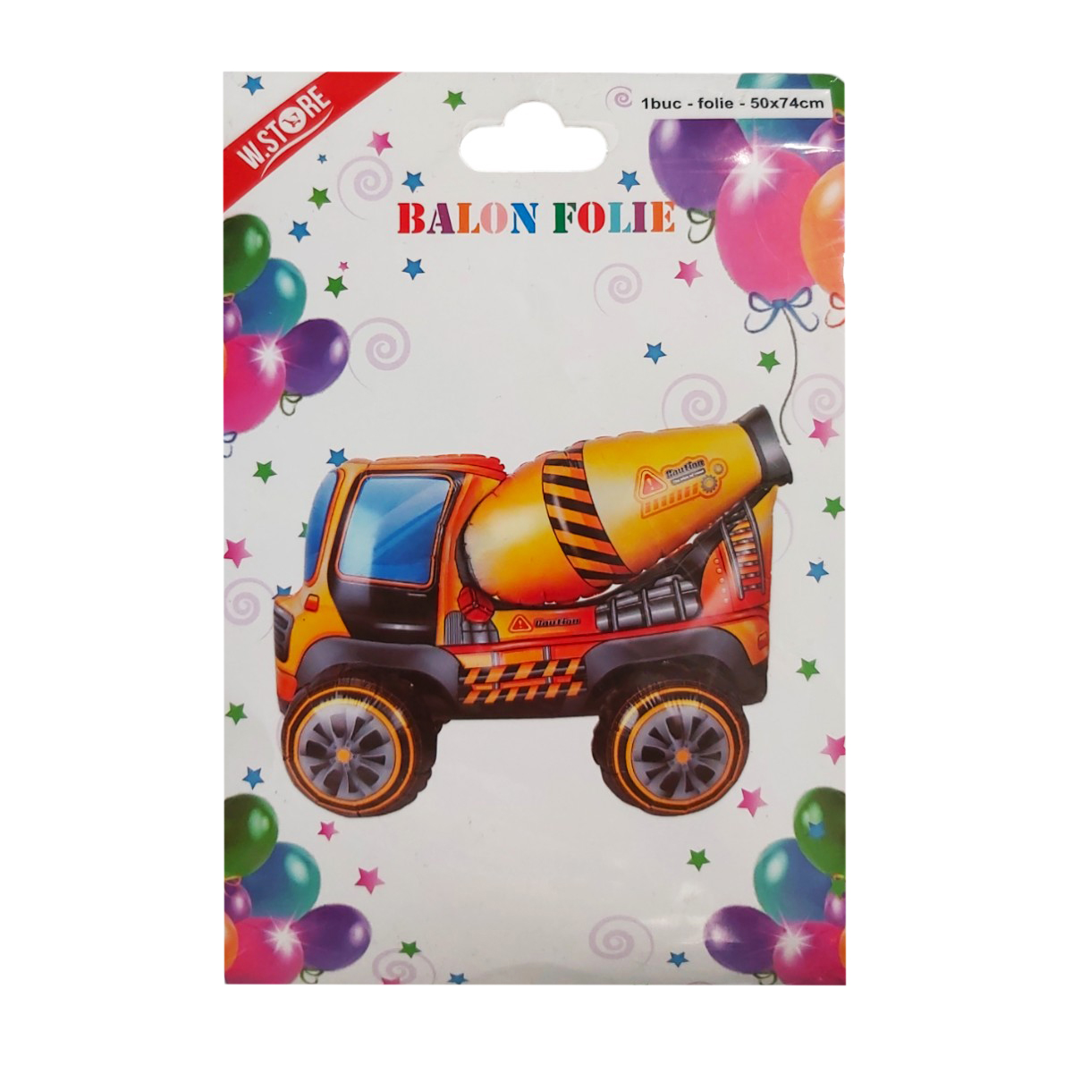 BALON FOLIE MASINA BETONIERA 50X70CM 063253