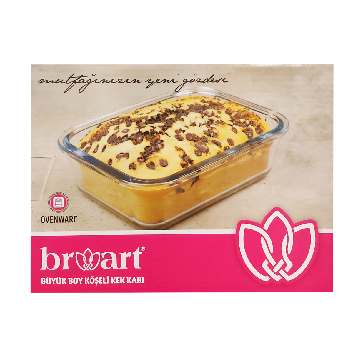 BROART TAVA TERMOREZISTENTA 1.52L DREPTUNGHIULAR 46352