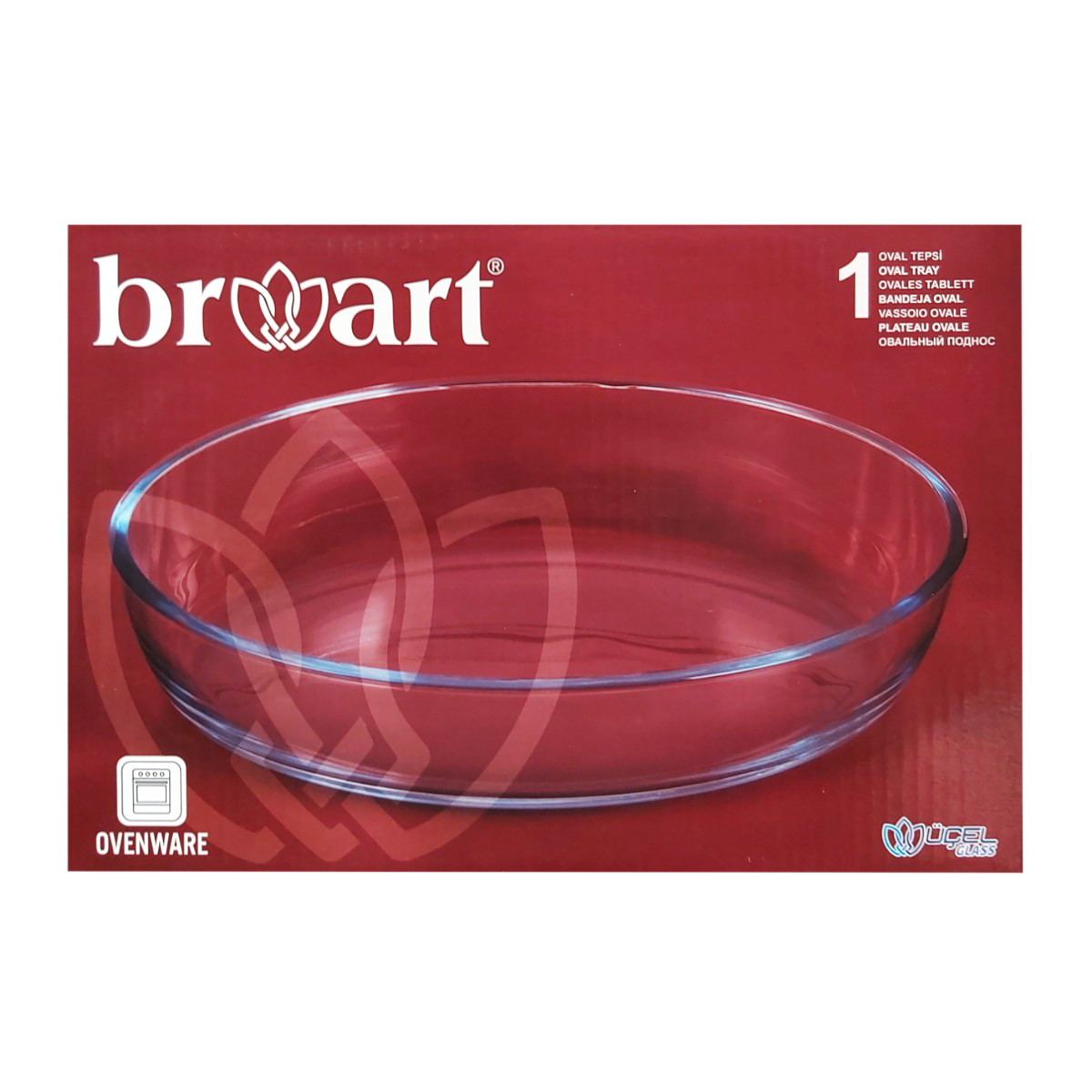 BROART TAVA TERMOREZISTENTA 1.55L OVALA 45084/45484/45584