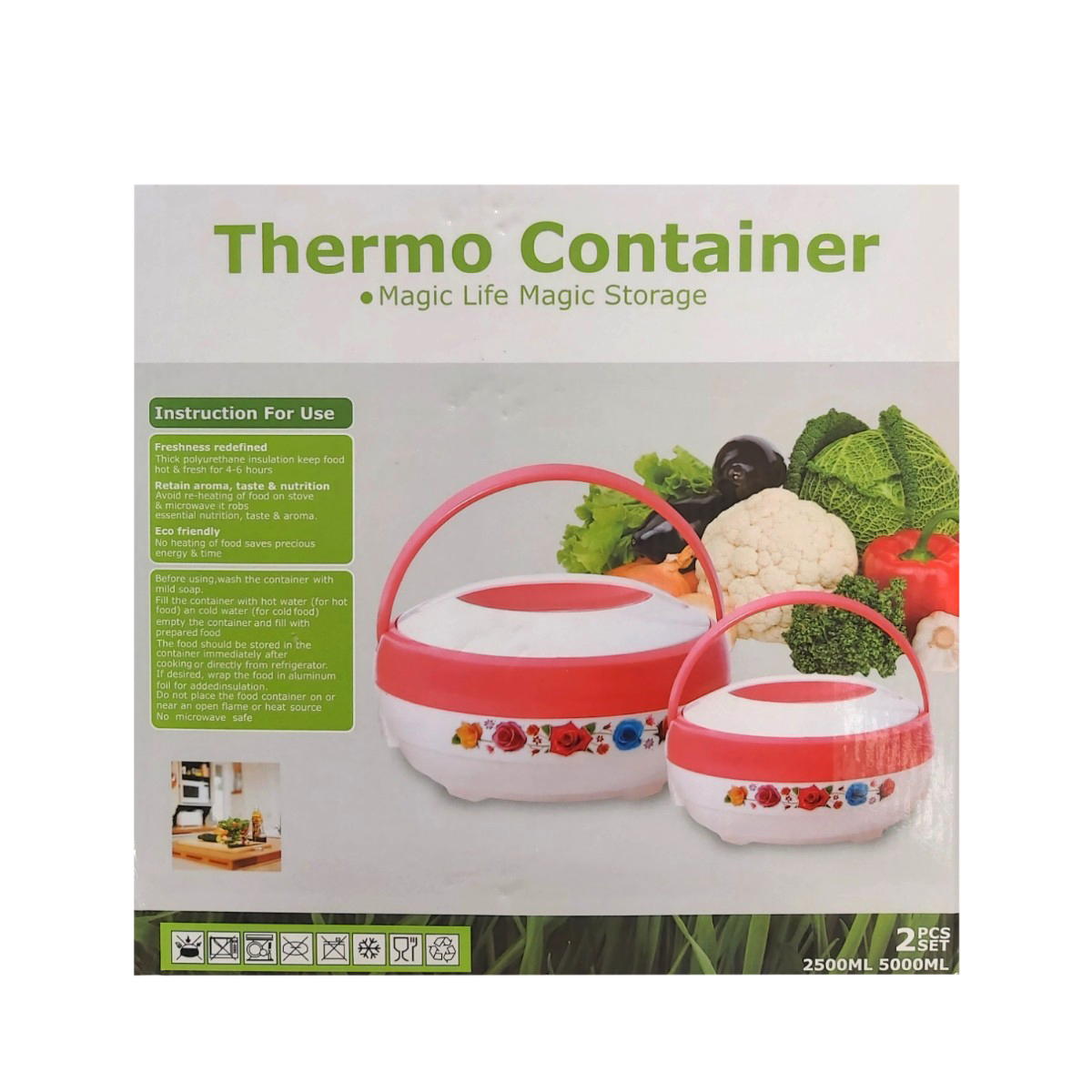 SET CASEROLA TERMOIZOLANTA CU CAPAC 2PCS 134