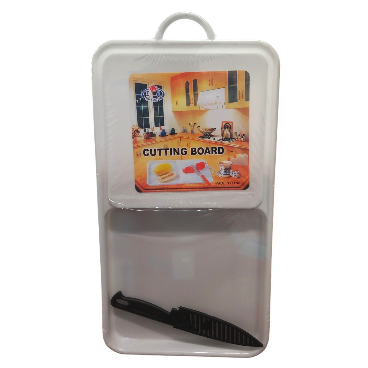 TOCATOR PLASTIC DREPTUNGHIULAR+CUTIT 42.5X21.5CM 124